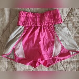 Never Worn Pink High Waist Athletic Shorts